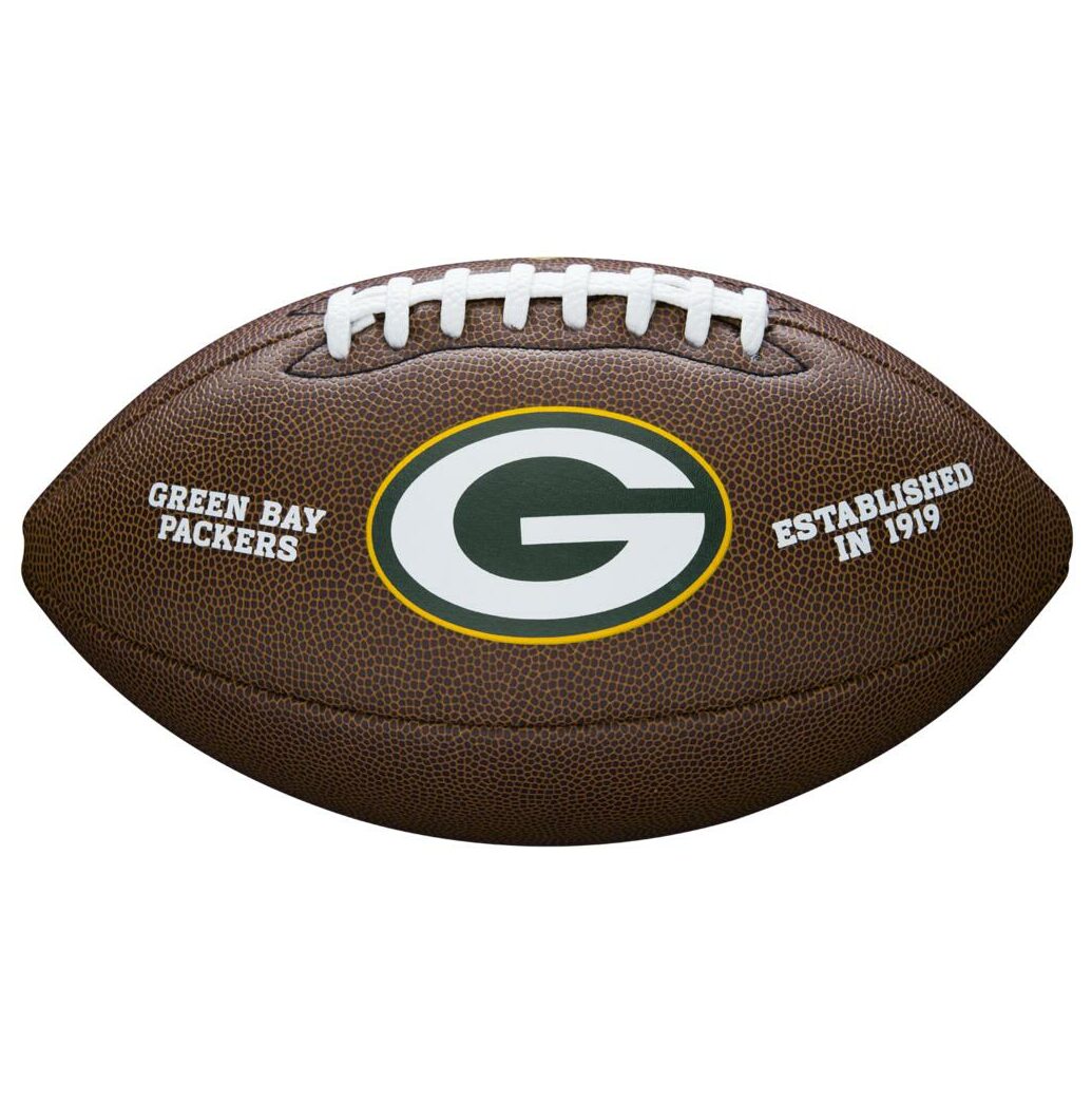 Ballon de Football Américain Wilson des Green Bay packers