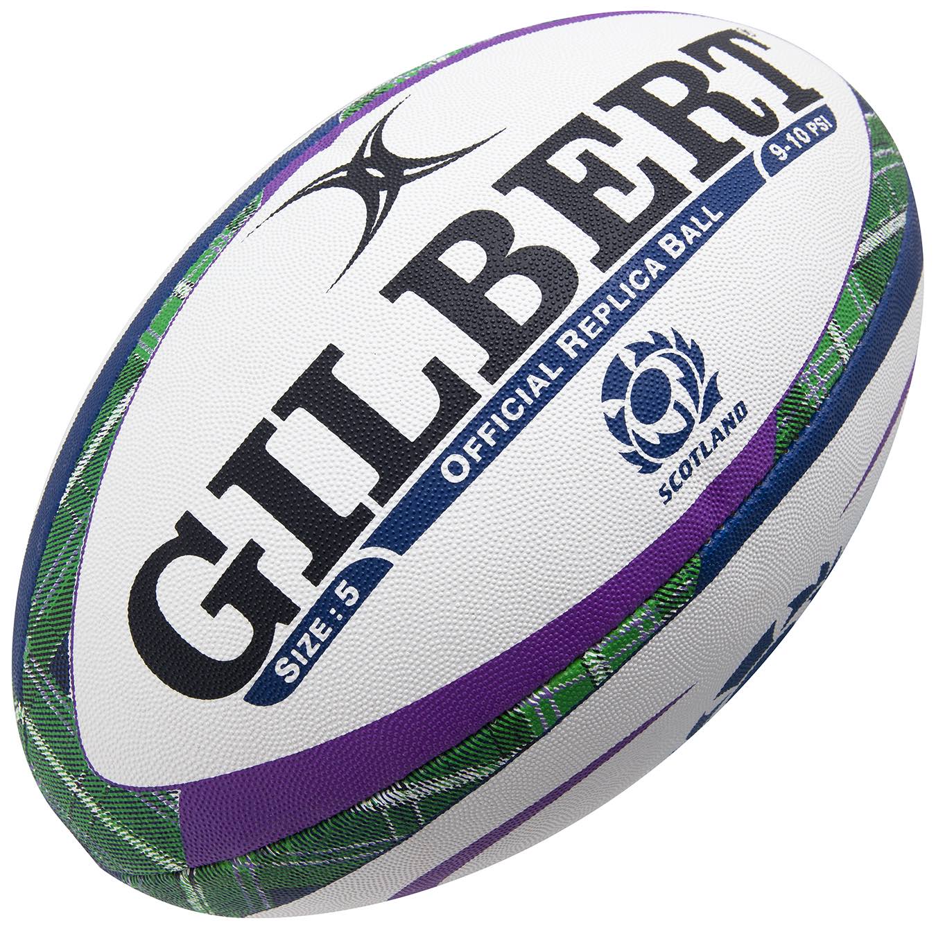 Ballon de Rugby Gilbert Ecosse Tartan Balles de Sport
