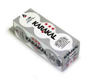 Balles de Tennis de Table Karakal 3 étoiles Orange