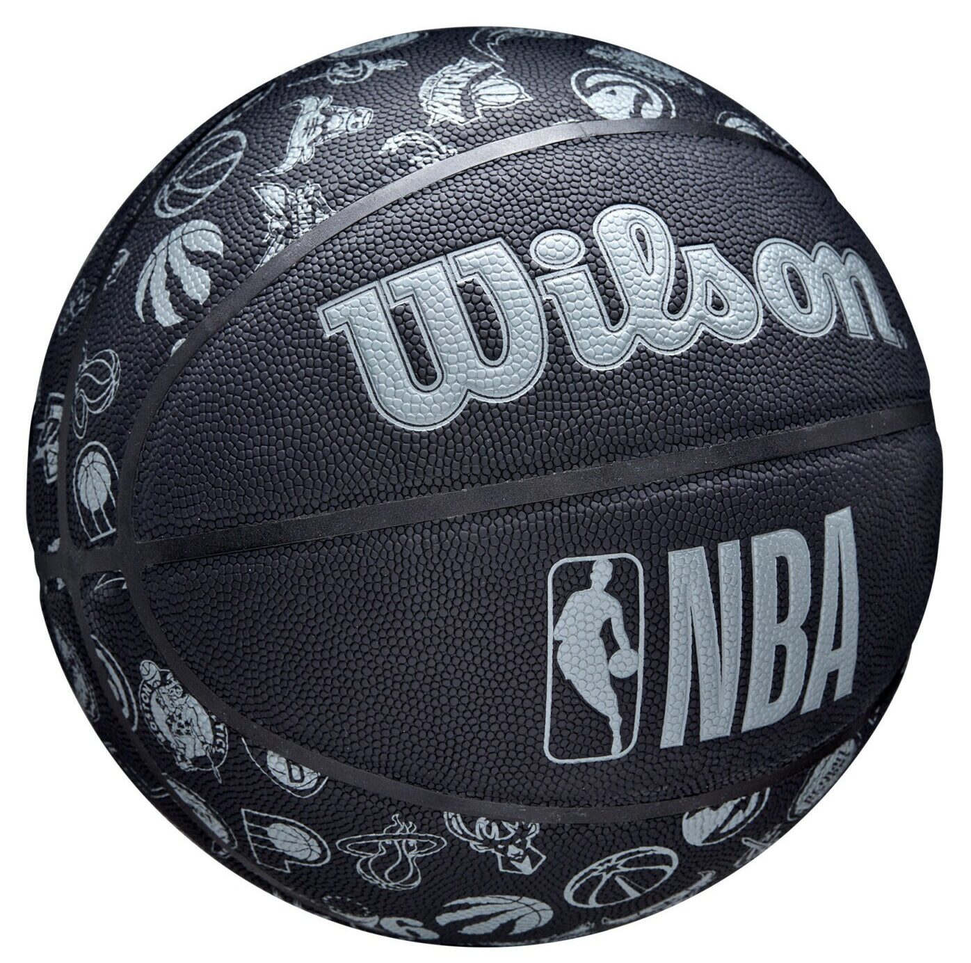 Ballon de Basketball Wilson All Team NBA Black – Image 3