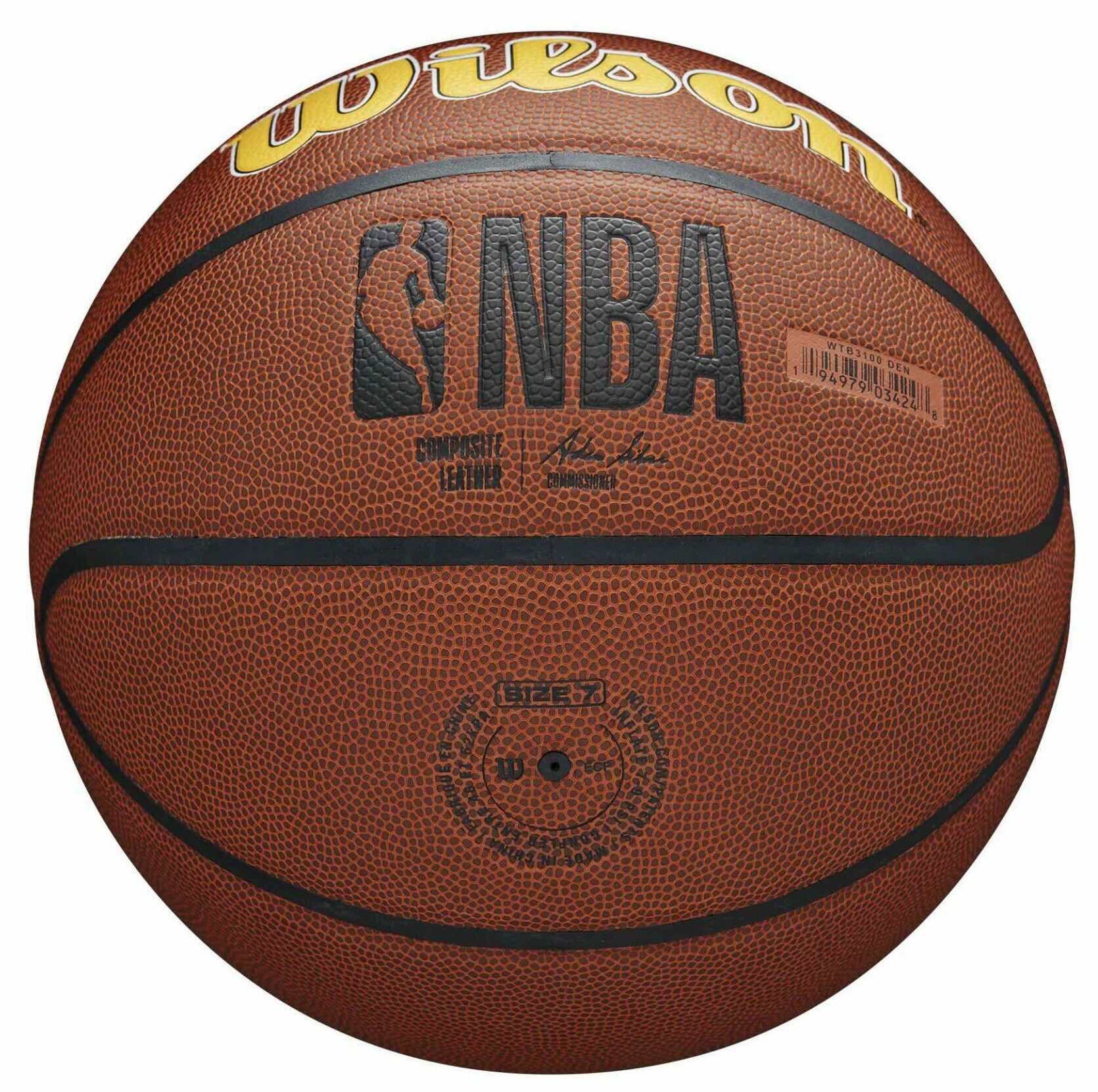 Ballon de Basketball Wilson NBA Team Alliance – Denver Nuggets – Image 3
