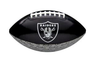 Ballon de Football Americain Wilson NFL Raiders de Las Vegas Peewee