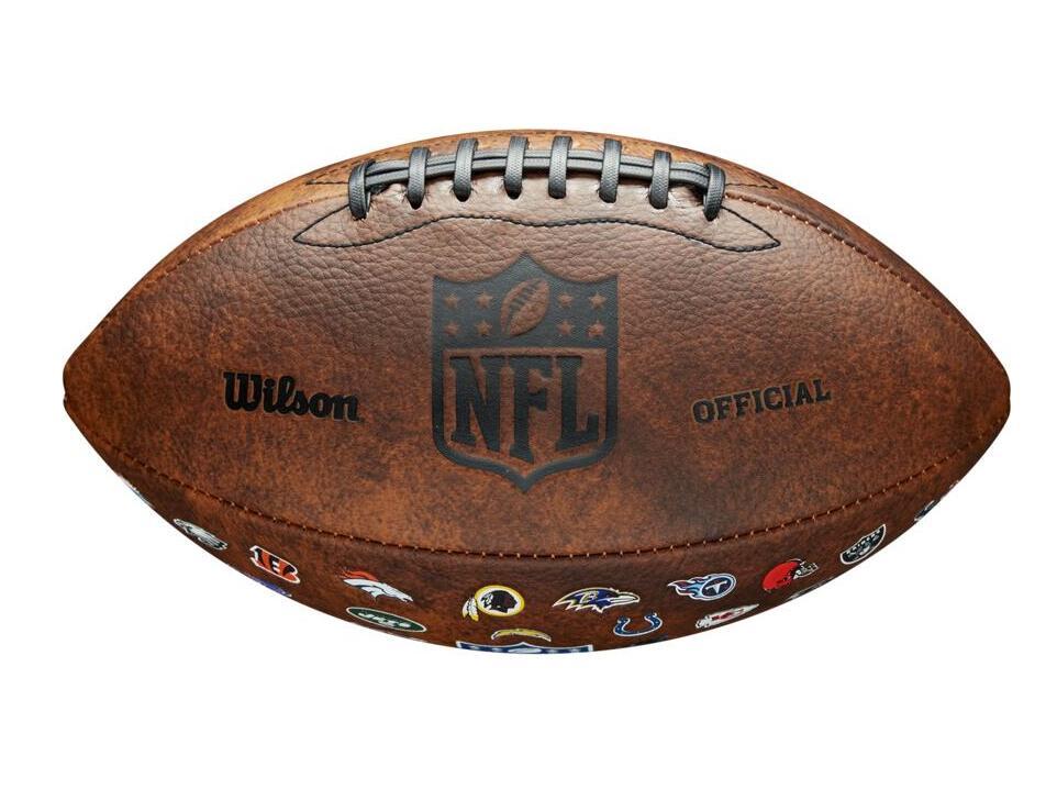 Ballon de Football Américain Wilson THROWBACK 32 Team Logo Junior – Image 2