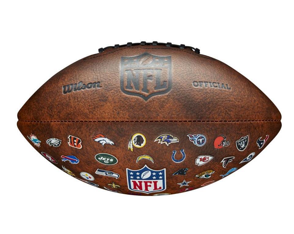 Ballon de Football Américain Wilson THROWBACK 32 Team Logo Junior – Image 4