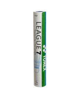Tube de 12 volants de Badminton Yonex Mavis League 7 Plume