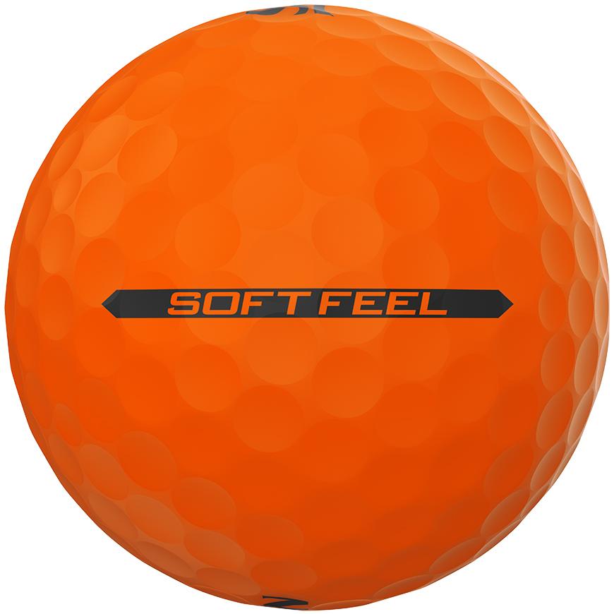 Boîte de 12 Balles de Golf Srixon Soft Feel Brite Orange New – Image 6