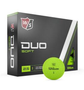 Balles de Golf Wilson Duo Soft Verte