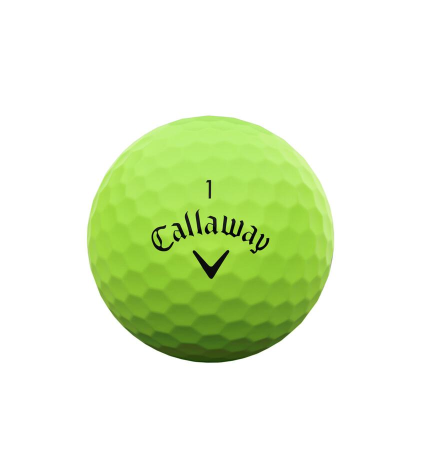 Boite de 12 Balles de Golf Callaway Supersoft Verte New – Image 3