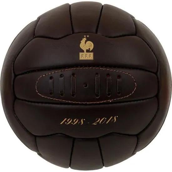 Ballon de foot en cuir - Taille 5 - 18298
