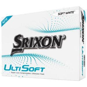 Boite de 12 Balles de Golf Srixon Ultisoft Blanche