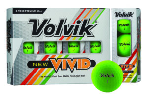 Boite de 12 Balles de Golf Volvik Vivid Verte