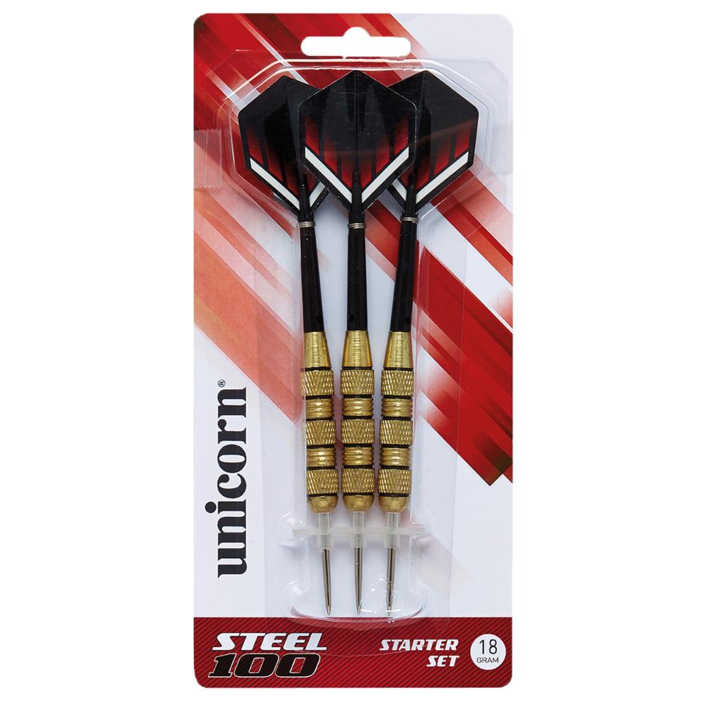 Jeu de 3 fléchettes Unicorn acier/aluminium 18g