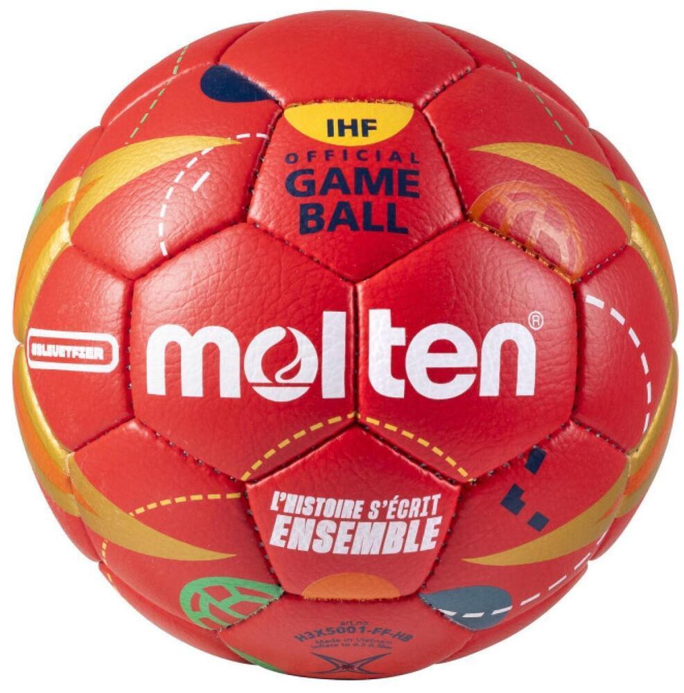 Ballon de Handball Molten FFHB Compétition HX5001 T3 – Image 2