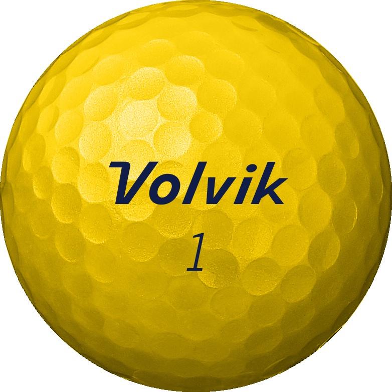 Boite de 12 Balles de Golf Volvik Solice Doré – Image 2