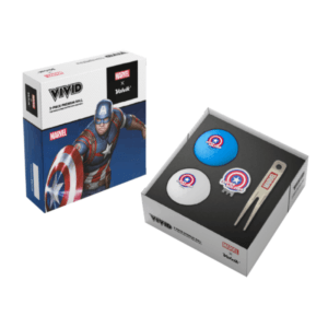 Coffret de Balles de Golf Volvik Pitch Captain America