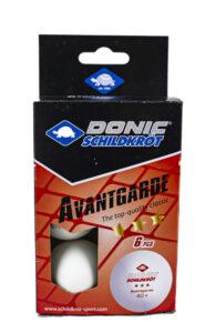 6 Balles de Tennis de Table Donic Schildkröt Avantgrade
