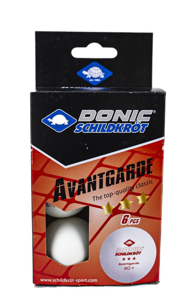 6 Balles de Tennis de Table Donic Schildkröt Avantgrade