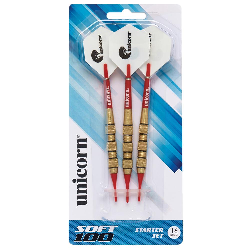 Jeu de 3 fléchettes Unicorn Plastique/Ailette 18g