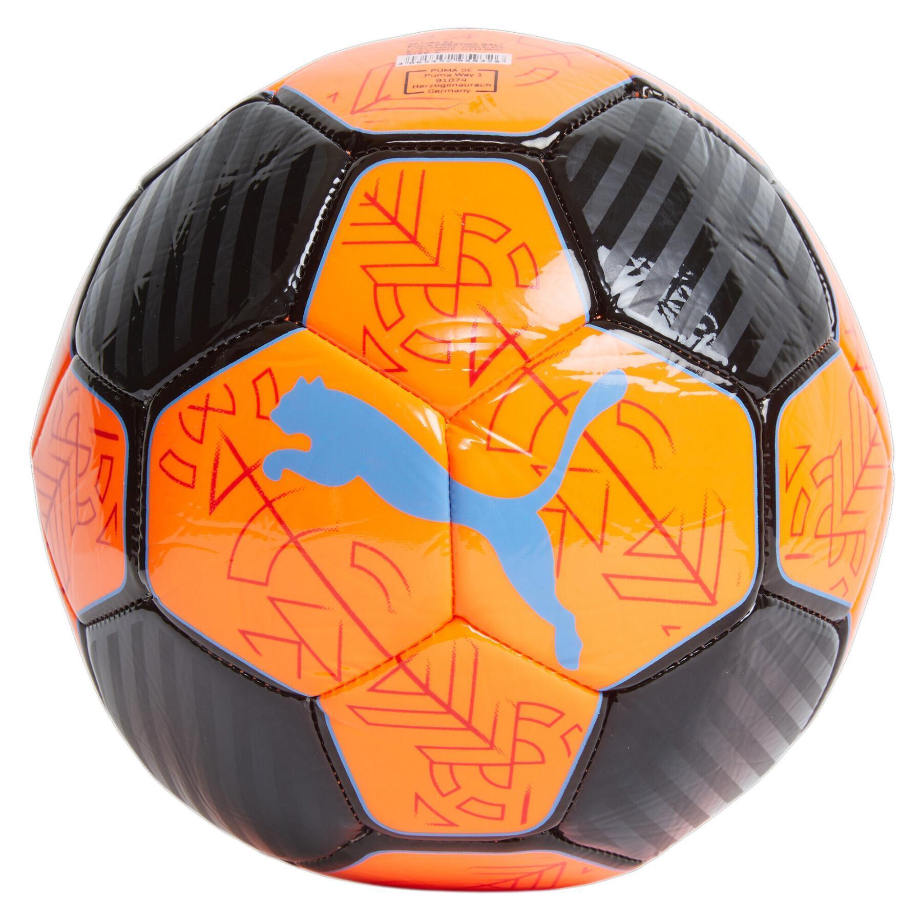 Ballon de Football Puma Prestige Orange/Noir - Balles de Sport