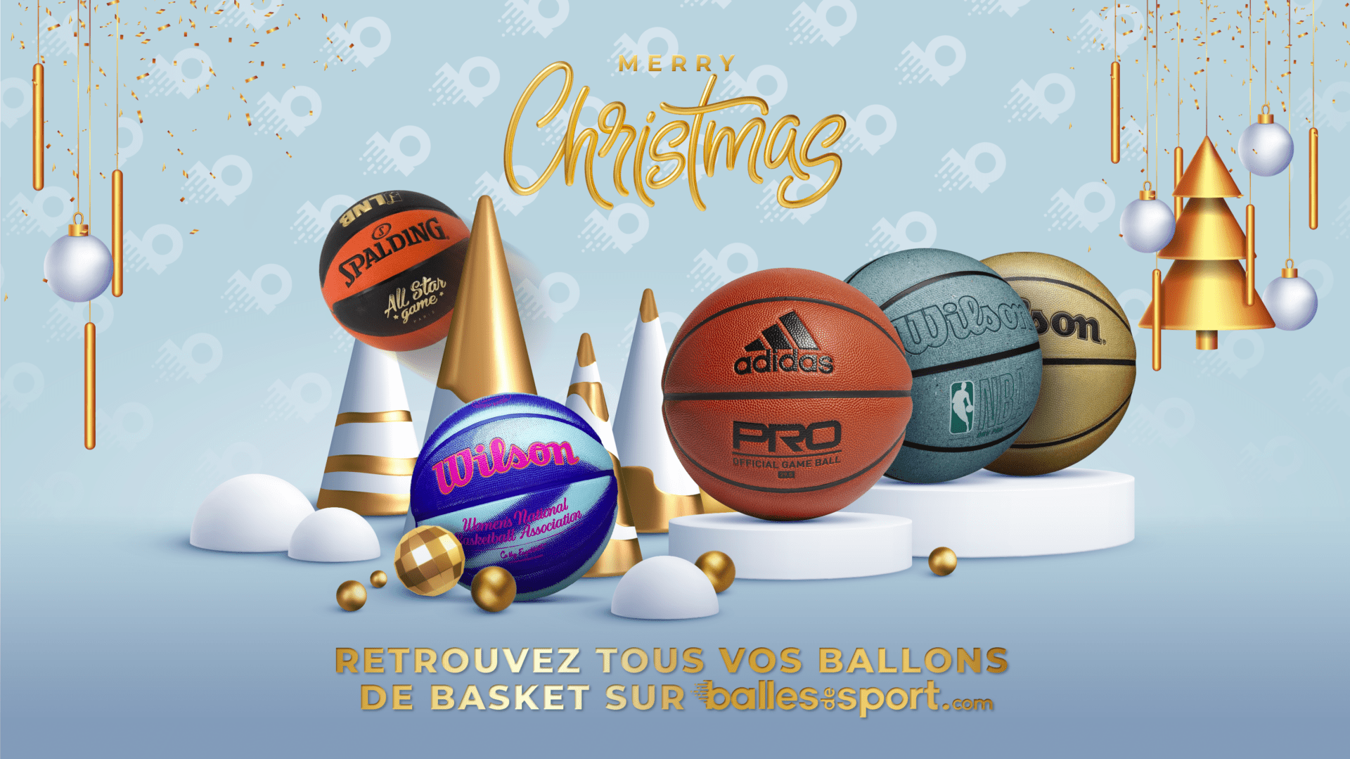 Sélection des balles de basket noël