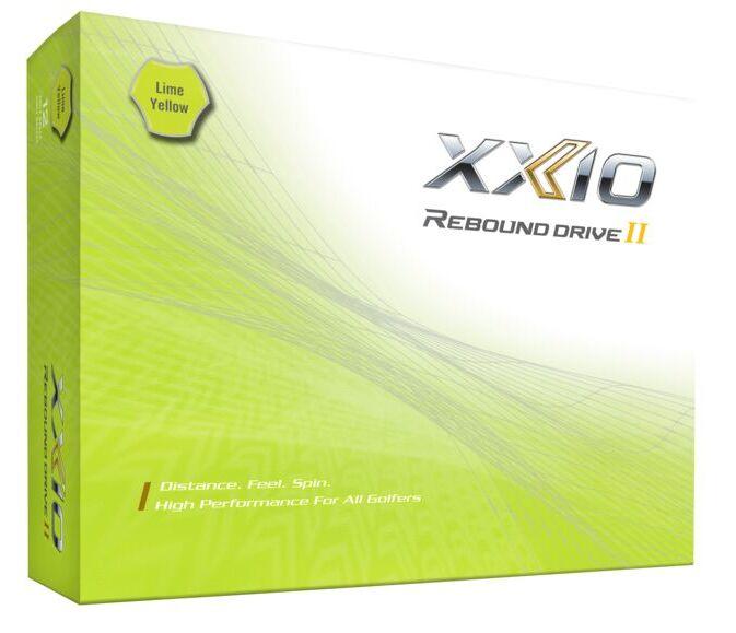 Boîte de 12 Balles de Golf Xxio Rebound Drive II Yellow