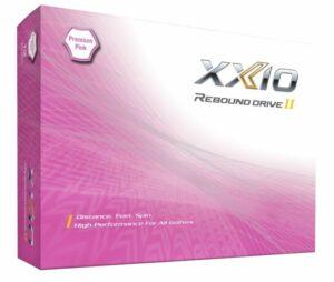 Boîte de 12 Balles de Golf Xxio Rebound Drive II Pink