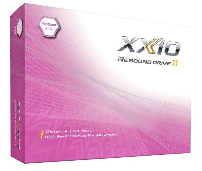 Boîte de 12 Balles de Golf Xxio Rebound Drive II Pink