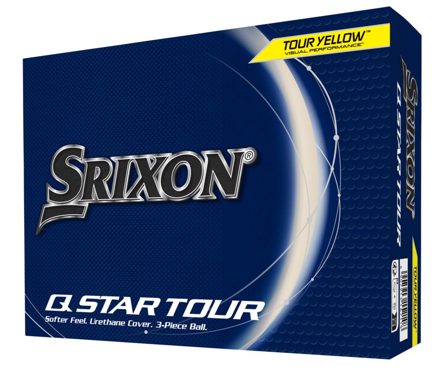 Boîte de 12 Balles de Golf Srixon Q-Star Tour Jaune New
