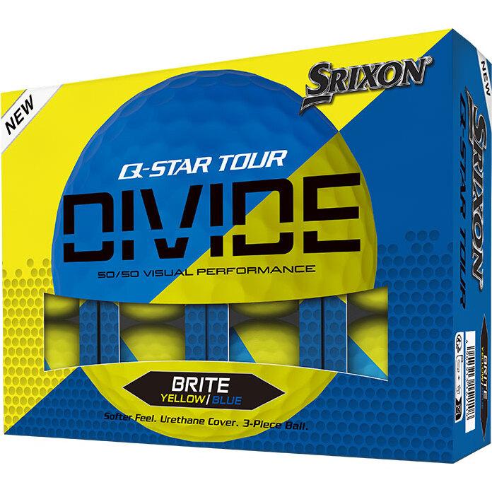 Boite de 12 balles de Golf Srixon Q-Star Tour DIVIDE New