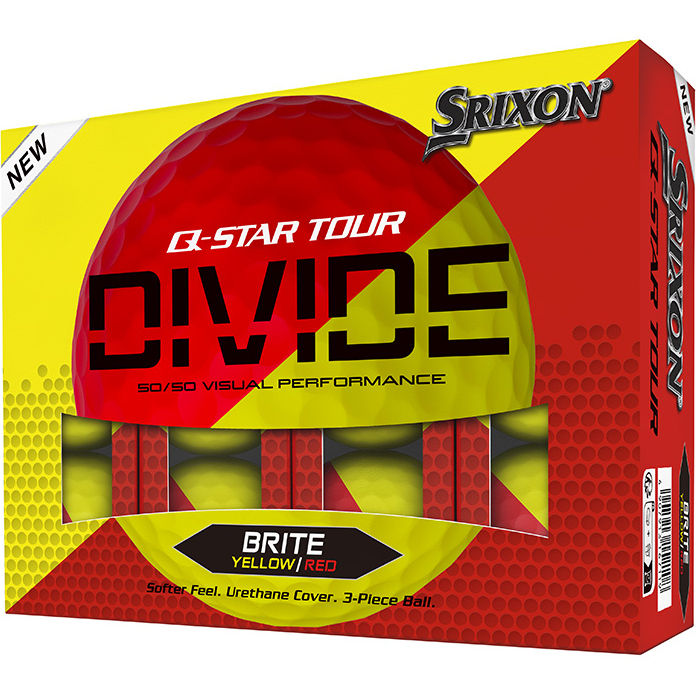 Boite de 12 balles de Golf Srixon Q-Star Tour DIVIDE New