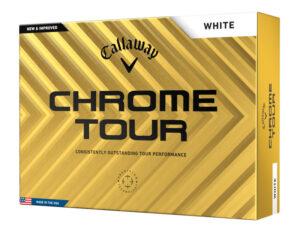 Boite de 12 Balles de Golf Callaway Chrome Tour