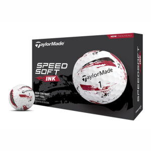 Boite de 12 Balles de Golf Taylormade SpeedSoft Ink
