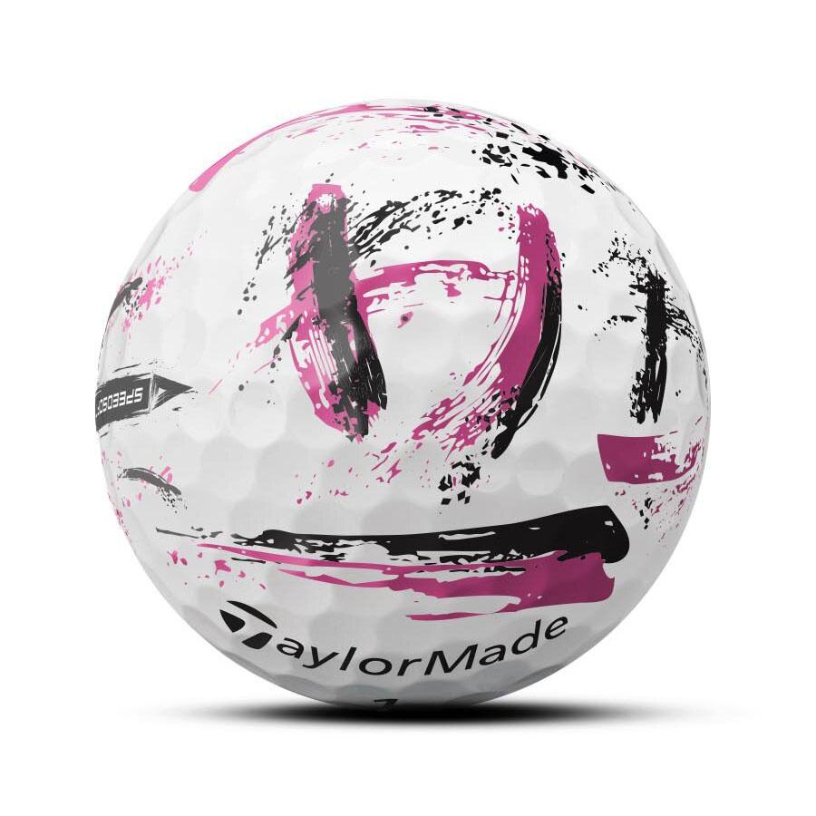 Boite de 12 Balles de Golf Taylormade SpeedSoft Ink – Image 3