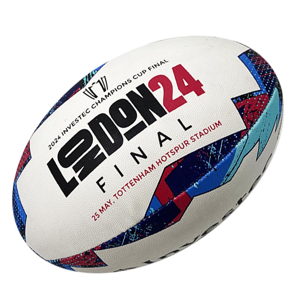 Ballon de Rugby Gilbert Supporter de la finale Investec Champions Cup 2024 – Image 3