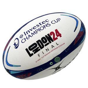 Ballon de Rugby Gilbert Innovo de la finale Investec Champions Cup 2024