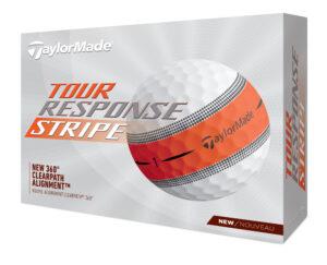 Boite de 12 Balles de Golf TaylorMade Tour Response Stripe