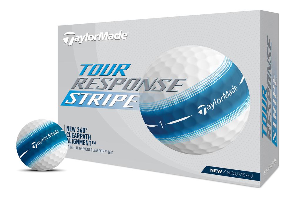 Boite de 12 Balles de Golf TaylorMade Tour Response Stripe – Image 4