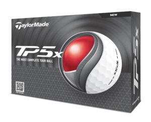 Boite de 12 Balles de Golf TaylorMade TP5 X Blanches New