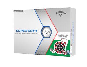 Boite de 12 Balles de Golf Callaway Supersoft Blanche Casino