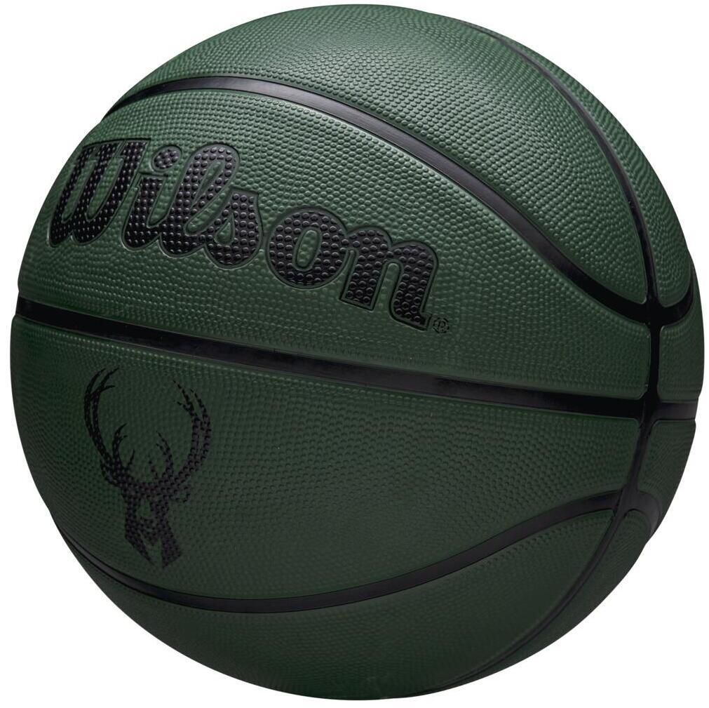 Ballon de Basketball Wilson NBA Team Tribute Solid – Milwaukee Bucks – Image 2
