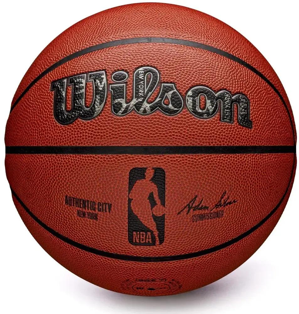 Ballon de Basketball Wilson NBA Authentic City New York T7 – Image 3