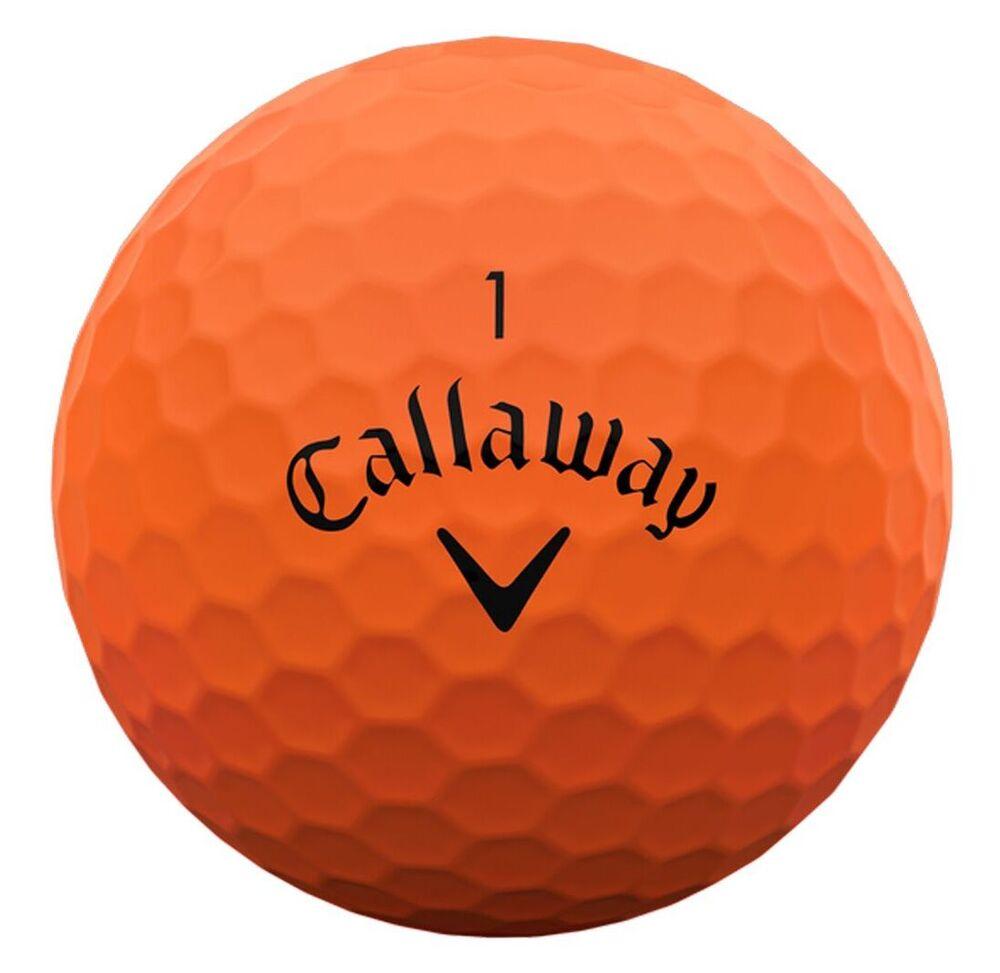 Boite de 12 Balles de Golf Callaway Supersoft Orange New – Image 3