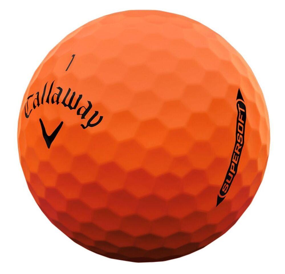Boite de 12 Balles de Golf Callaway Supersoft Orange New – Image 4