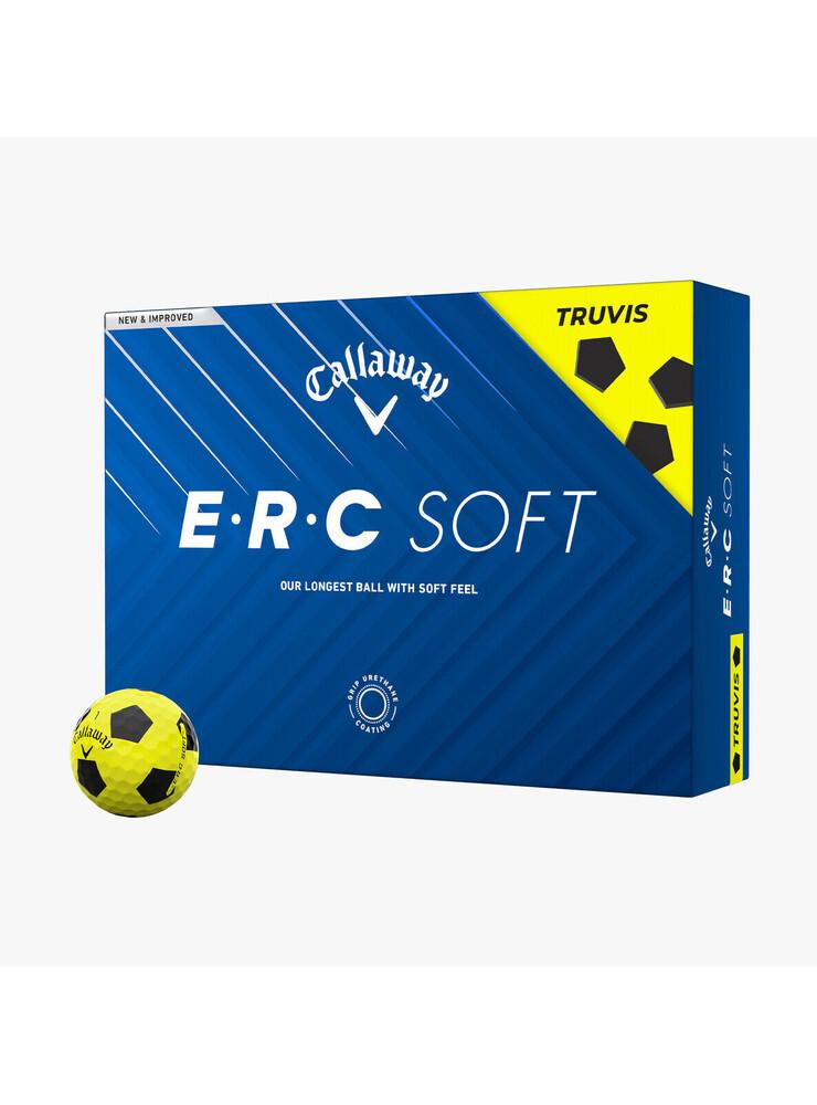 Boite de 12 Balles de Golf Callaway ERC Soft Truvis Yellow – Image 5