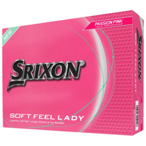 Boîte de 12 Balles de Golf Srixon Soft Feel Ladies Rose Passion New