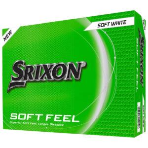 Boîte de 12 Balles de Golf Srixon Soft Feel Blanche New