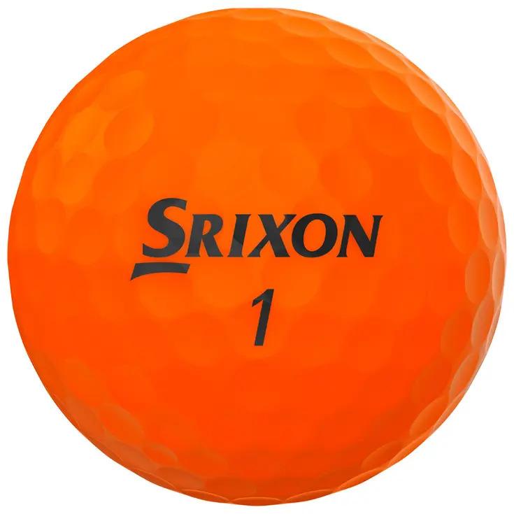 Boîte de 12 Balles de Golf Srixon Soft Feel Brite Orange New – Image 4