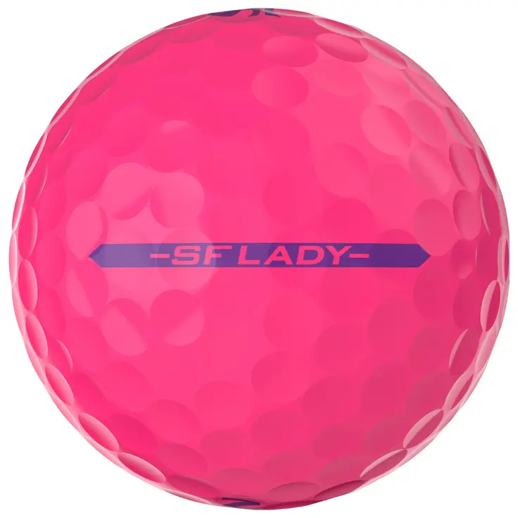 Boîte de 12 Balles de Golf Srixon Soft Feel Ladies Rose Passion New – Image 5