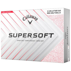 Boite de 12 Balles de Golf Callaway Supersoft Splatter 360
