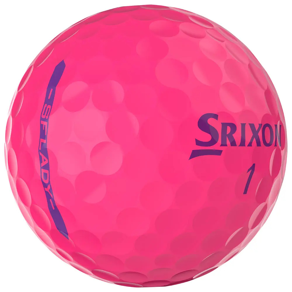 Boîte de 12 Balles de Golf Srixon Soft Feel Ladies Rose Passion New – Image 4